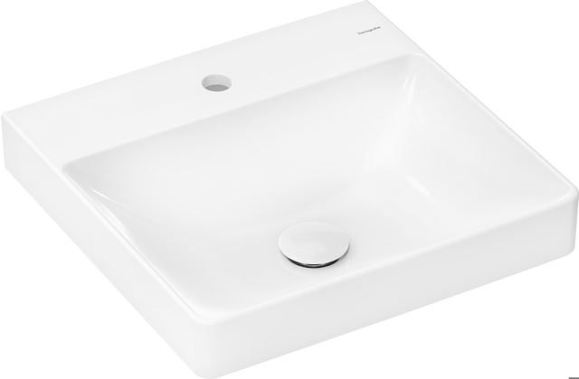 HG Aufsatz-Handwaschbecken ge Xelu Q 500x480mm m.Hahnlo.o.Überl.SmartClean we