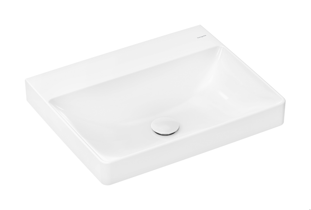 HG Aufsatzwaschtisch ge Xelu Q 600x480mm oh.Hahnloch/Überlauf,SmartClean weiß