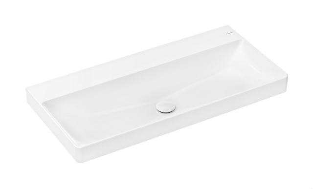 HG Waschtisch Xelu Q 1000x480mm o.Hahnloch/Überlauf, SmartClean weiß