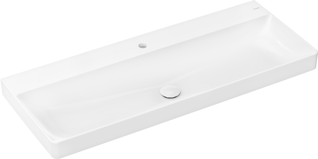 HG Aufsatzwaschtisch ge Xelu Q 1200x480mm m.Hahnl.o.Überl.SmartClean we