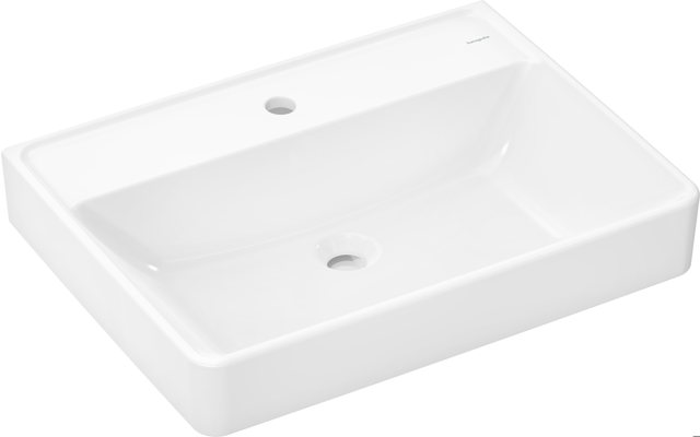 HG Waschtisch Xanuia Q 650x480mm m.Hahnloch ohne Überlauf, SMC weiß