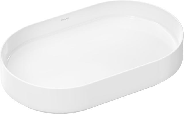 HG Aufsatzwaschtisch Xuniva Evo U 650x400mm o.Hl. u.Ül SMC/HYE we