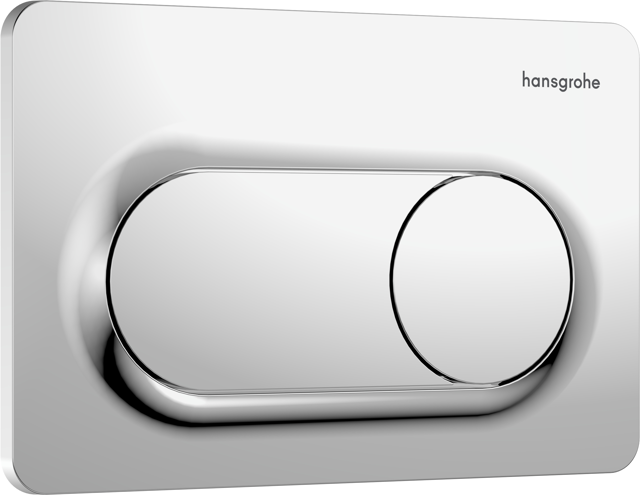HG Betätigungsplatte iFrame Original S mit 2-Mengen-Spülung chrom
