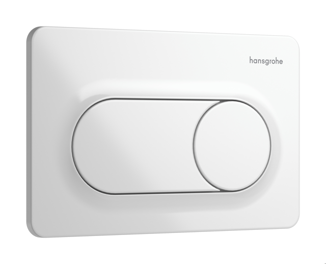 HG Betätigungsplatte iFrame Original S mit 2-Mengen-Spülung weiss