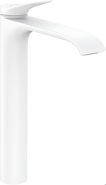 HG Waschtischmischer 250 Vivenis ohne Ablaufgarn. Highriser mattweiss