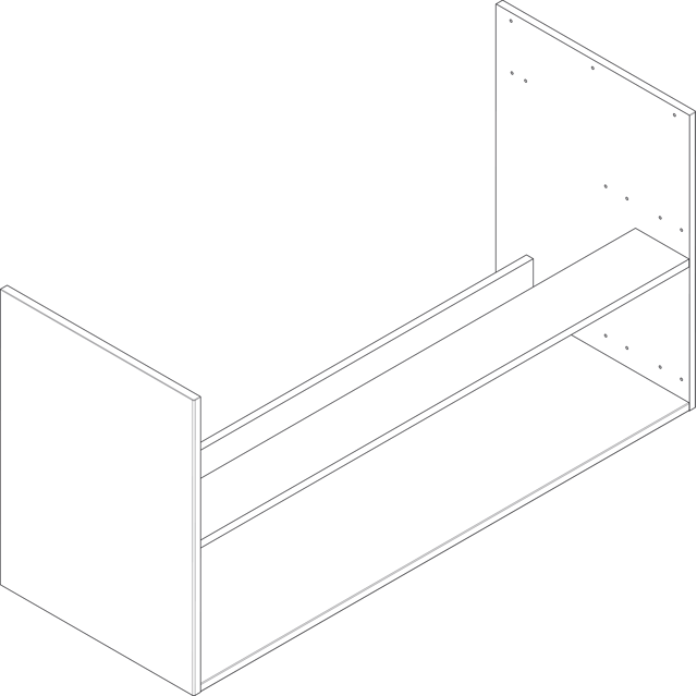 HG Korpus XELU Q 1180 DGM