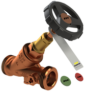 Freistrom-Kombi-Rückflussverhinderer, mit Entleerstopfen, AG, DN 20 