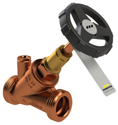 WESER stop valve, with plugged drain port, &nbsp;union thread, DN 65 