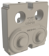 insulation shell for stop valve water meter box, DN 20