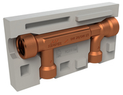 KHS Bodenbox, Durchgang DN 20, Abgänge DN 15