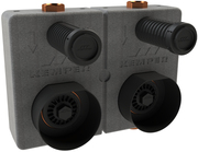 Wasserzähler-Montageblock, 2" Koax, DN 20 