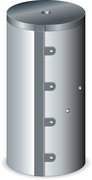 KTS ThermoTank S, Heizungspufferspeicher PN 6, mit Anschlüssen für Heizstäbe,  1000 l 
