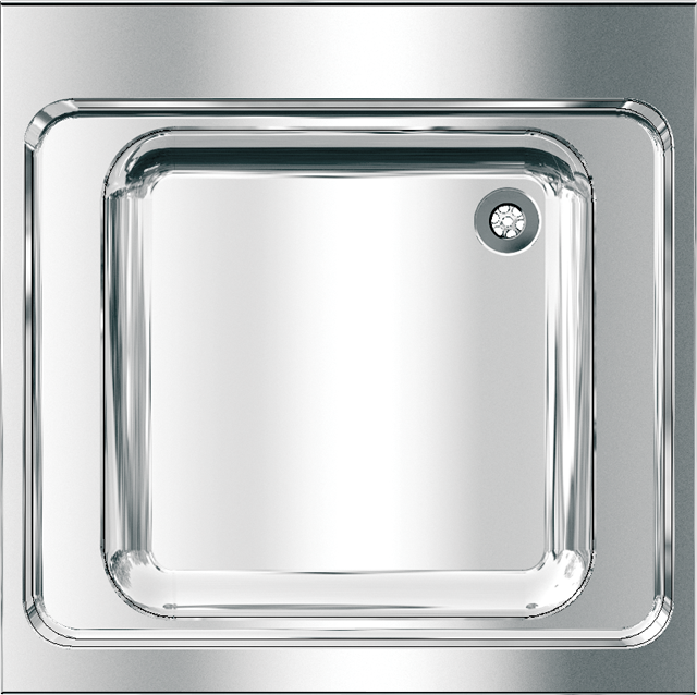 AR Gewerbespüle, MAXIMA, Edelstahl, 700x432x700 mm