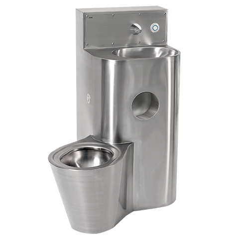 AR Sanitärkombination, HEAVY DUTY, Edst., W.Mont., SPK, elektr., WC links