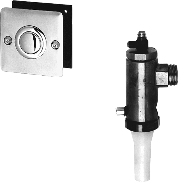 AR WC-Spüler, AQUALINE, hydr., DN20, Hinterwandmontage, fernbetätigt