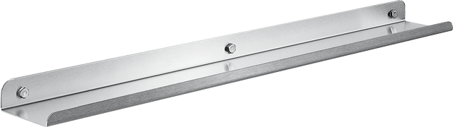 AR Ablage, HEAVY DUTY, Edelstahl, 500x30x80 mm, Aufputz