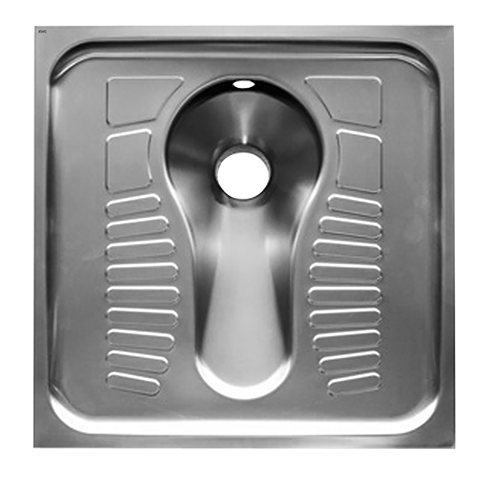 AR Hock-WC, CAMPUS, Edelstahl, Spritzkopf, 700x235x700 mm