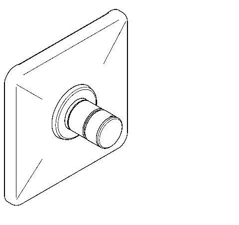 AR Durchgangsventil, F3, hydraulisch, o. Mischung, UP, Umrüstung AQRM704/676