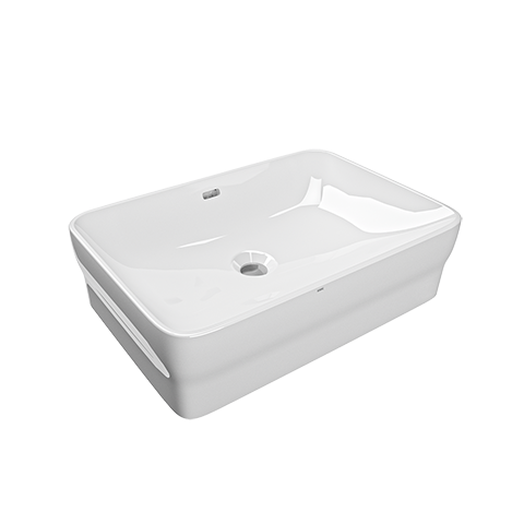 AR Aufsatz-WT, QUADROtop, MIRANIT, Ül, 550x140x380 mm, re-eckig, integr. Dicht.