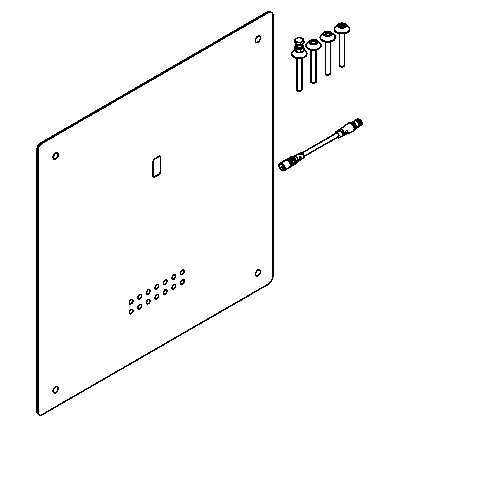 AR WC-Spüler, F5, elek., DN20, UP, Umrüstung 5601, f. Batt./Netzteil