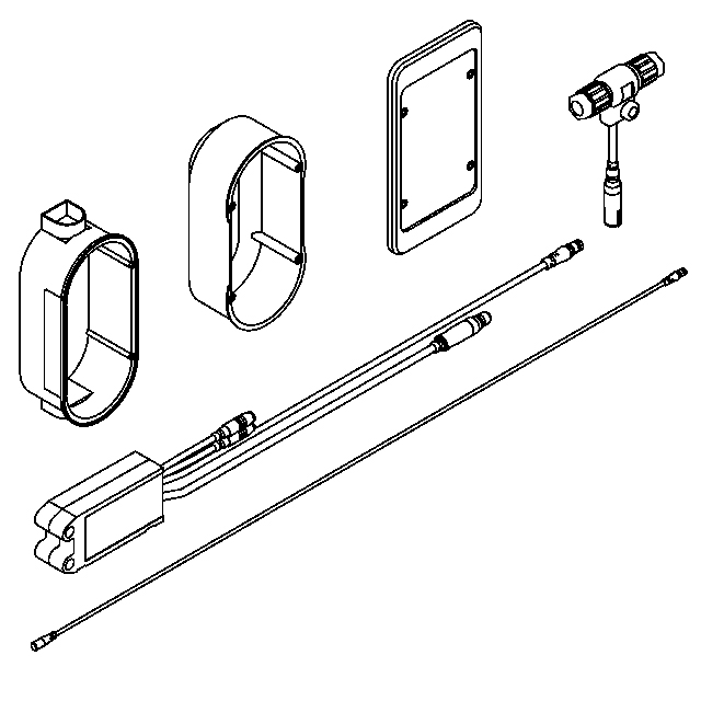 AR Elektronikmodul, A3000open, EM5, ID 02010, UP-Dose und Abdeckung, 24 VDC
