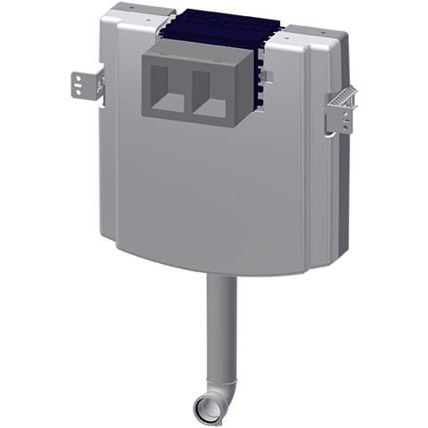 AR WC-Spülkasten, Montage Technikraum, Spülmenge 6l/3l