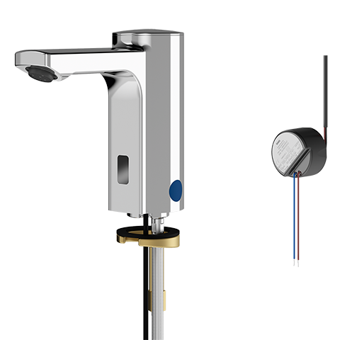 AR Standventil, F5, elek., o. Mischung, 5l, Rohr, UP-Netzteil 230 VAC