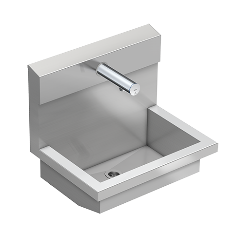 AR Waschplatzeinheit, PLANOX, Edst., 600x530x440 mm, Wandventil elektronisch
