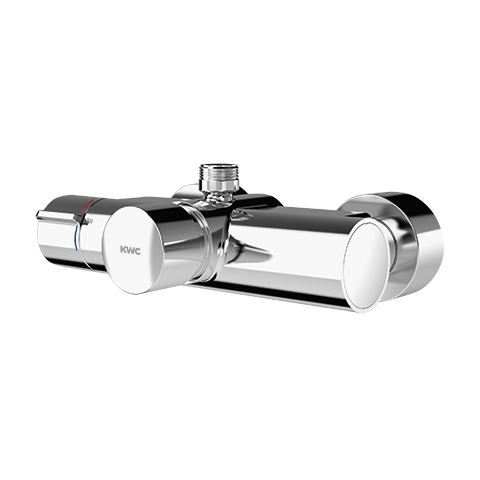 AR Wandbatterie, F5, hydr., Thermostat, für Bogen/Duschrohr, für C-Modul, ABE