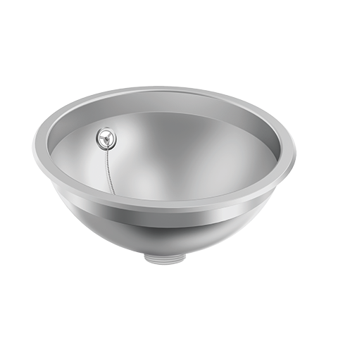 AR Rundbecken, RONDO, Edelstahl, sdm,