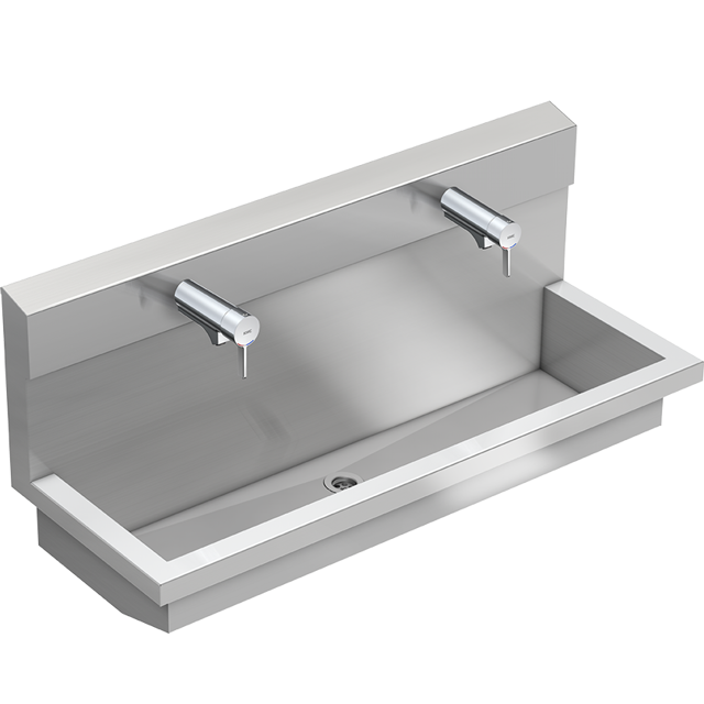 AR Waschplatzeinheit, PLANOX, Edst., 1200x530x450 mm, 2xEinhebelthermostat