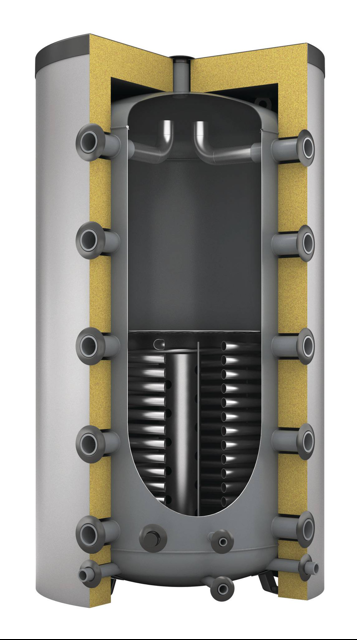 Reflex Storaflow Heat SH 1000 H/F/1_C, Pufferspeicher, grau, 4 bar