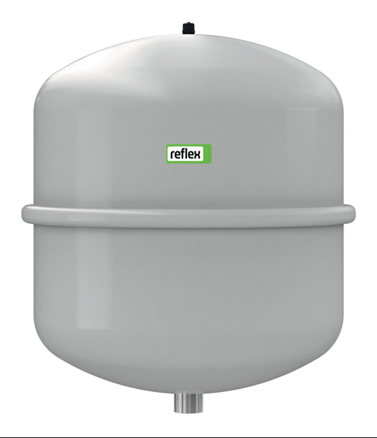 Reflex Membran-Druckausdehnungsgefäß Reflex N 25, grau, 4 bar