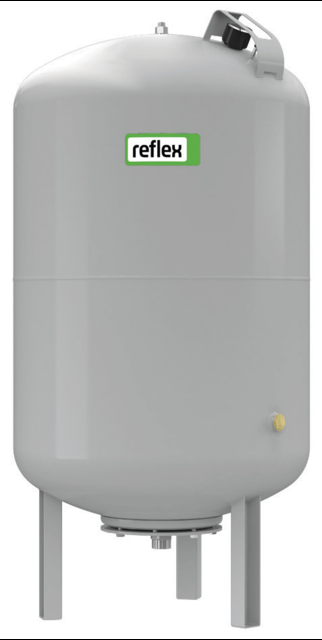 Reflex Membran-Druckausdehnungsgefäß Reflex G 200, grau, 6 bar