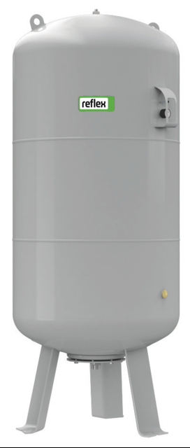 Reflex Membran-Druckausdehnungsgefäß Reflex G 600, grau, 10 bar