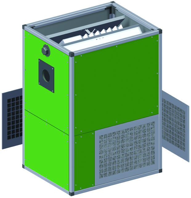 RK Stat. WLE Staubfilter F-130, 3-seitig