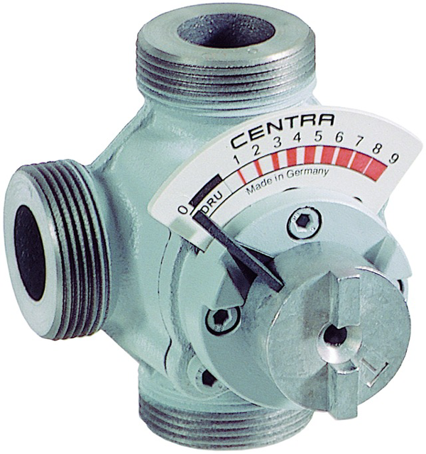 Resideo Dreiwege-Universal-Mischer DRU GG 20, grau, PN 10 DN 32, Kvs-Wert 25