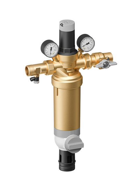 Resideo Hauswasserstation HS10S 0,1mm, bleifrei, Tülle 1 1/2", MS-Tasse