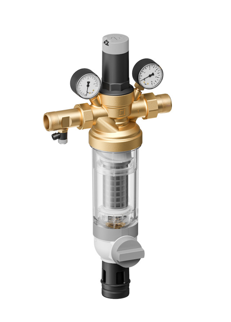 Resideo Hauswasserstation HS10S 0,1mm, bleifrei, Tülle 1 1/2", o. Hahn