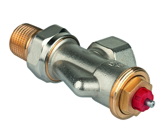 Resideo Thermostatventilkörper FX Messing vernickelt, Axial, 3/8