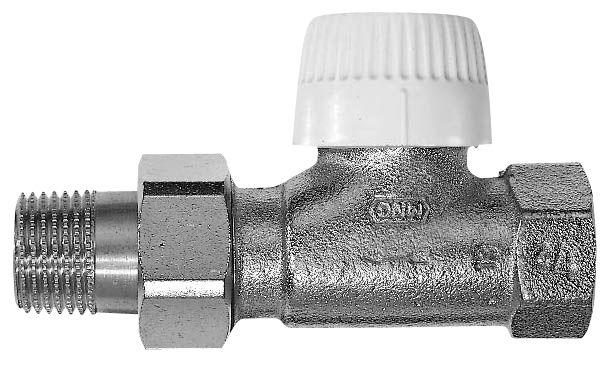 Honeywell Home Thermostatventilkörper VS Messing, vernickelt Durchgang, 3/4"