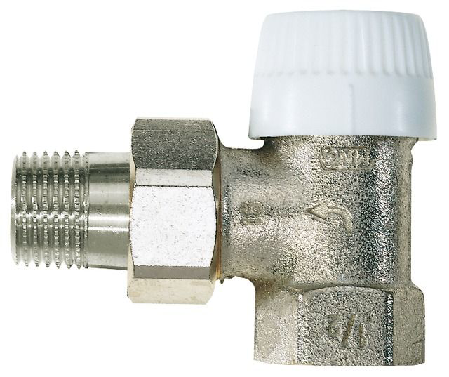 Honeywell Home Thermostatventilk UBG Messing, vernickelt Eck, 3/8"