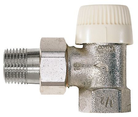 Honeywell Home Thermostatventilkörper VS Messing, vernickelt Eck, 3/8 "