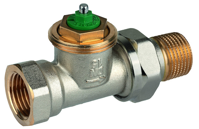 Resideo Thermostatventilkörper LX Messing vernickelt, Durchgang, 3/4