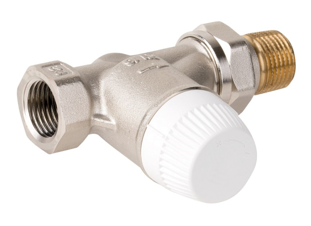 Resideo Thermostatventilkörper H Messing, vernickelt Durchgang, 3/4