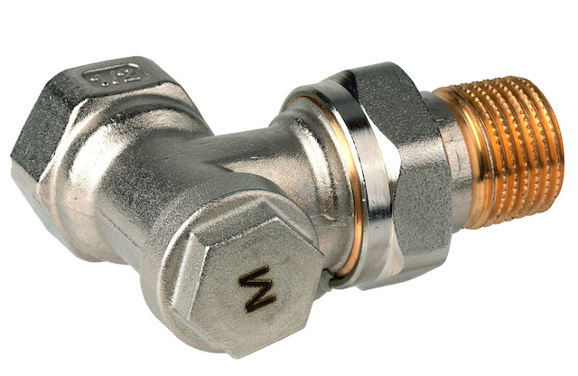 Resideo RL-Verschr vera-Mes-II Rotguss, matt vernickelt Eck, 3/8