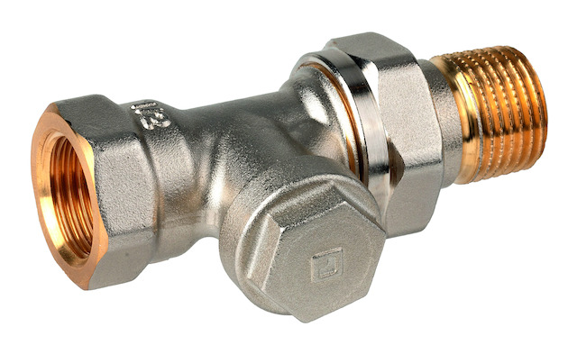 Resideo Rücklaufverschraubung Verafix-E Messing, vernickelt, D, 3/8