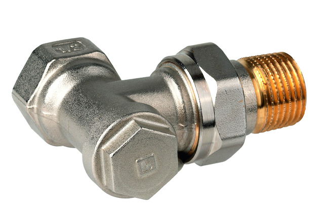 Resideo Rücklaufverschraubung Verafix-E Messing, vernickelt, E, 3/8