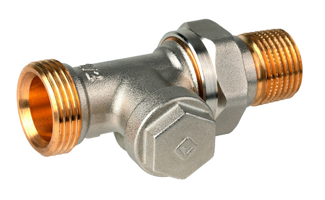 Resideo Rücklaufverschraubung Verafix-E ms vern. Durchg. DN15 AG