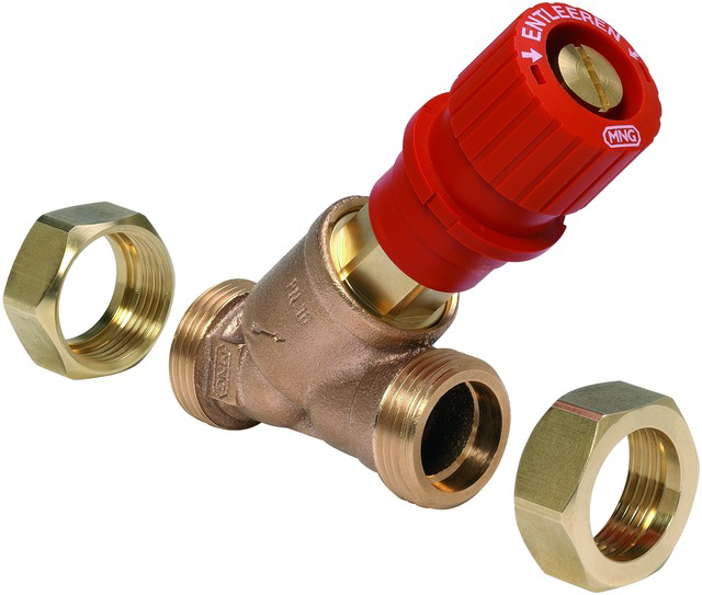 Resideo Strangabsperrventil Kombi-3-Plus Messing, AG, DN 50